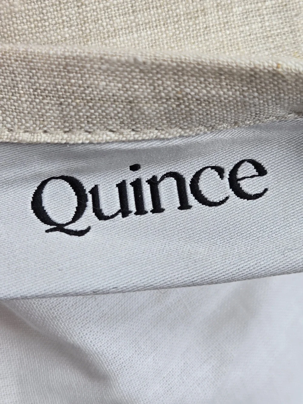 NWT QUINCE Set Of 2 48x96 European Linen Curtains Flax 0013